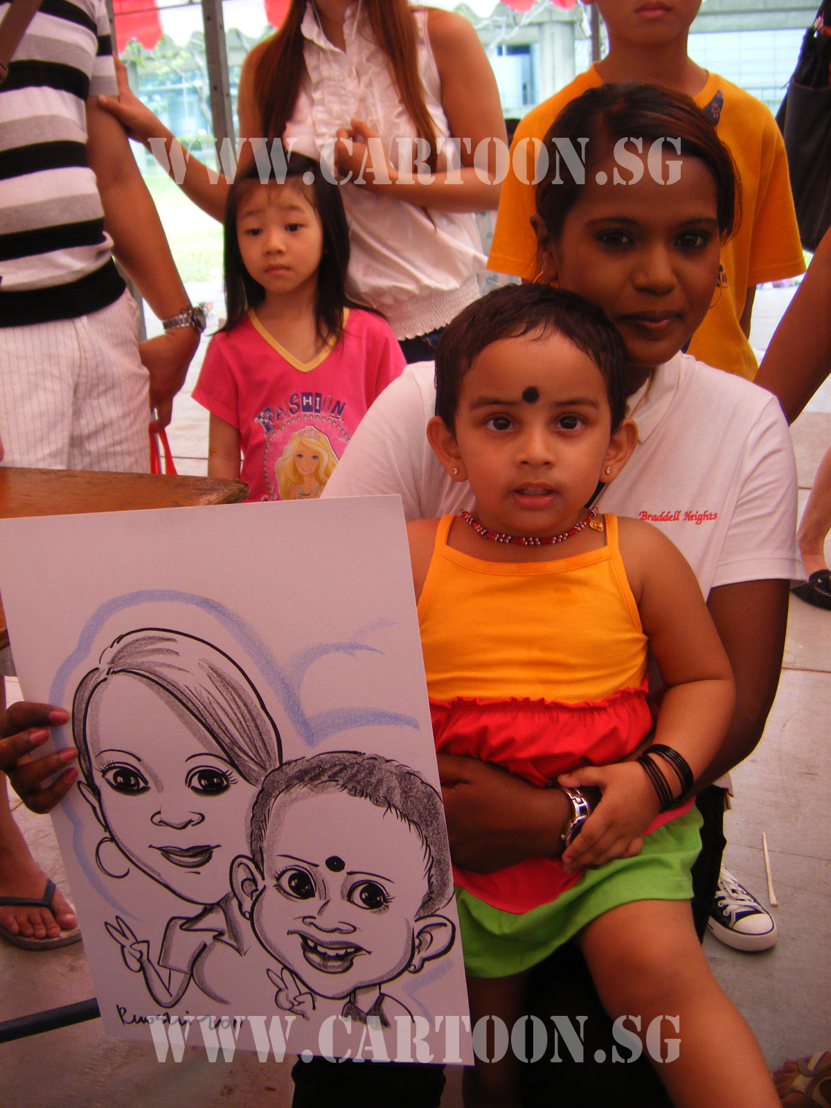 PCF Retail Caricature